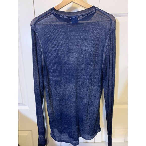 Star Wars T Shirt Men’s Sz L All Over Print Blue Long‎ Sleeve - Picture 7 of 7